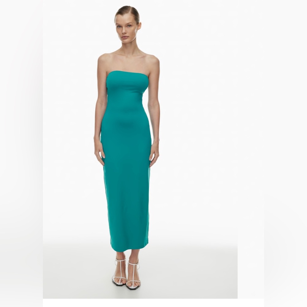 Aritizia Contour Maxi Tube Dress in Teal: Item number #118760